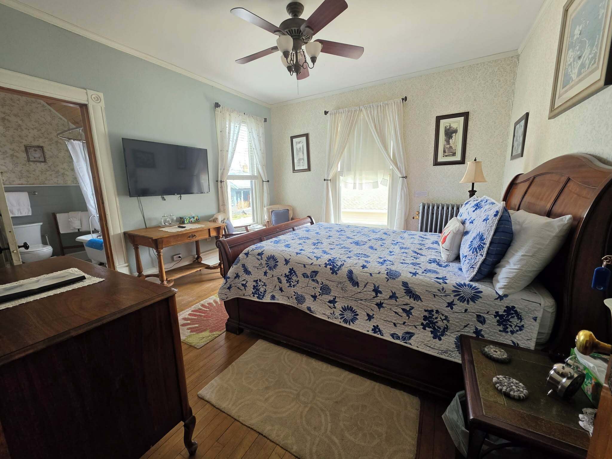 Chambre Deluxe, 1 grand lit, baignoire