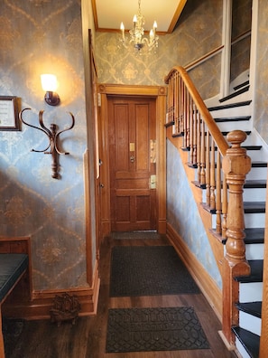 Interior entrance