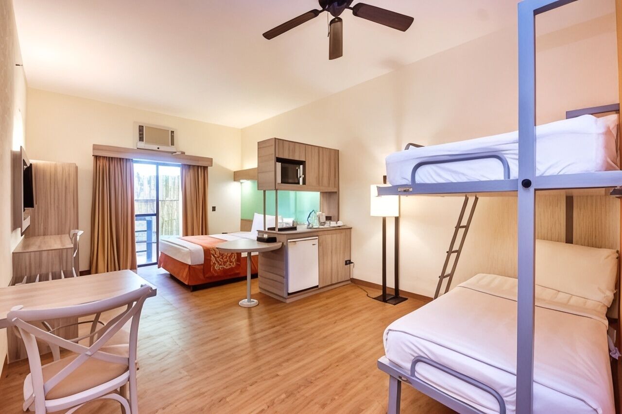 In-room safe, desk, blackout curtains, iron/ironing board