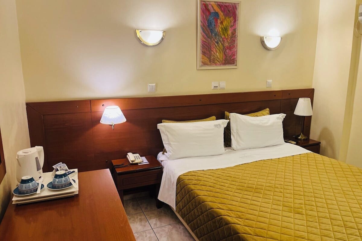 Economy Double or Twin Room (no Balcony) | In-room safe, blackout drapes, soundproofing, iron/ironing board