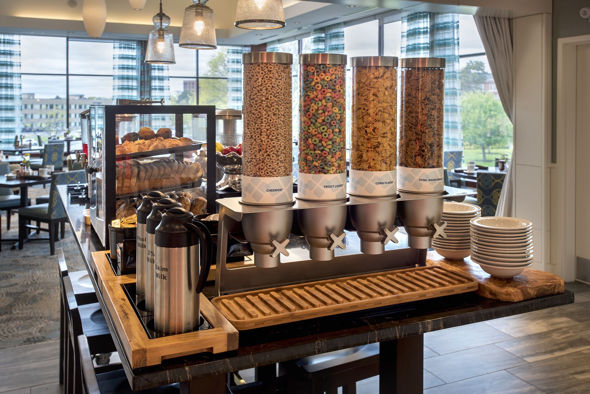 daily cooked-to-order breakfast for a fee