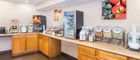 Gratis kontinental frukost varje dag