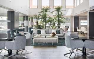 Sala de estar en el lobby