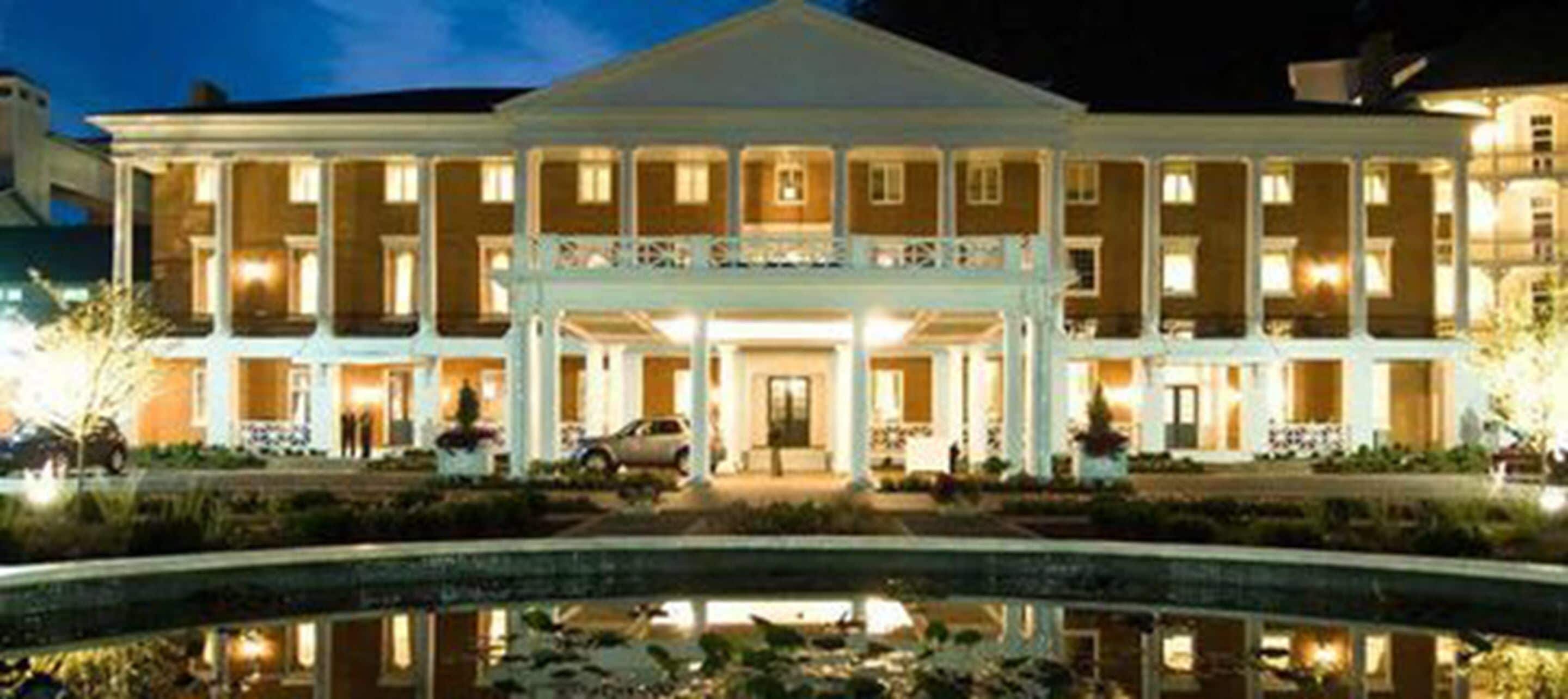 front of property – evening/night