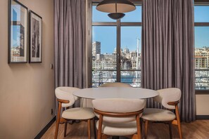Suite, 1 Bedroom, Terrace (Port View) | Hypo-allergenic bedding, in-room safe, desk, laptop workspace - Radisson Blu Hotel, Marseille Vieux Port (Marseille)