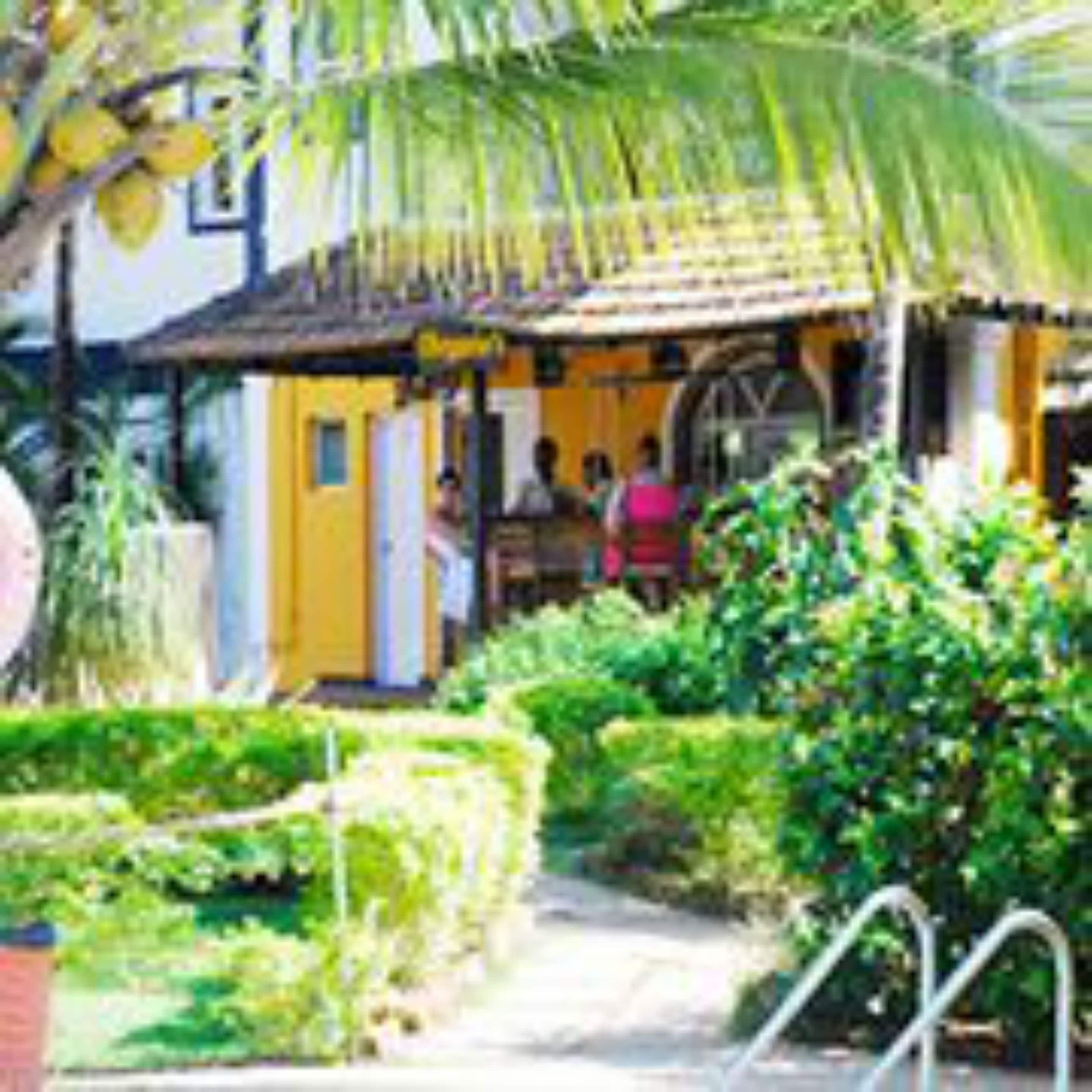 Lunch and dinner served, beach views 