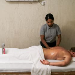 Couples treatment rooms, steam room, body treatments, hot stone massages