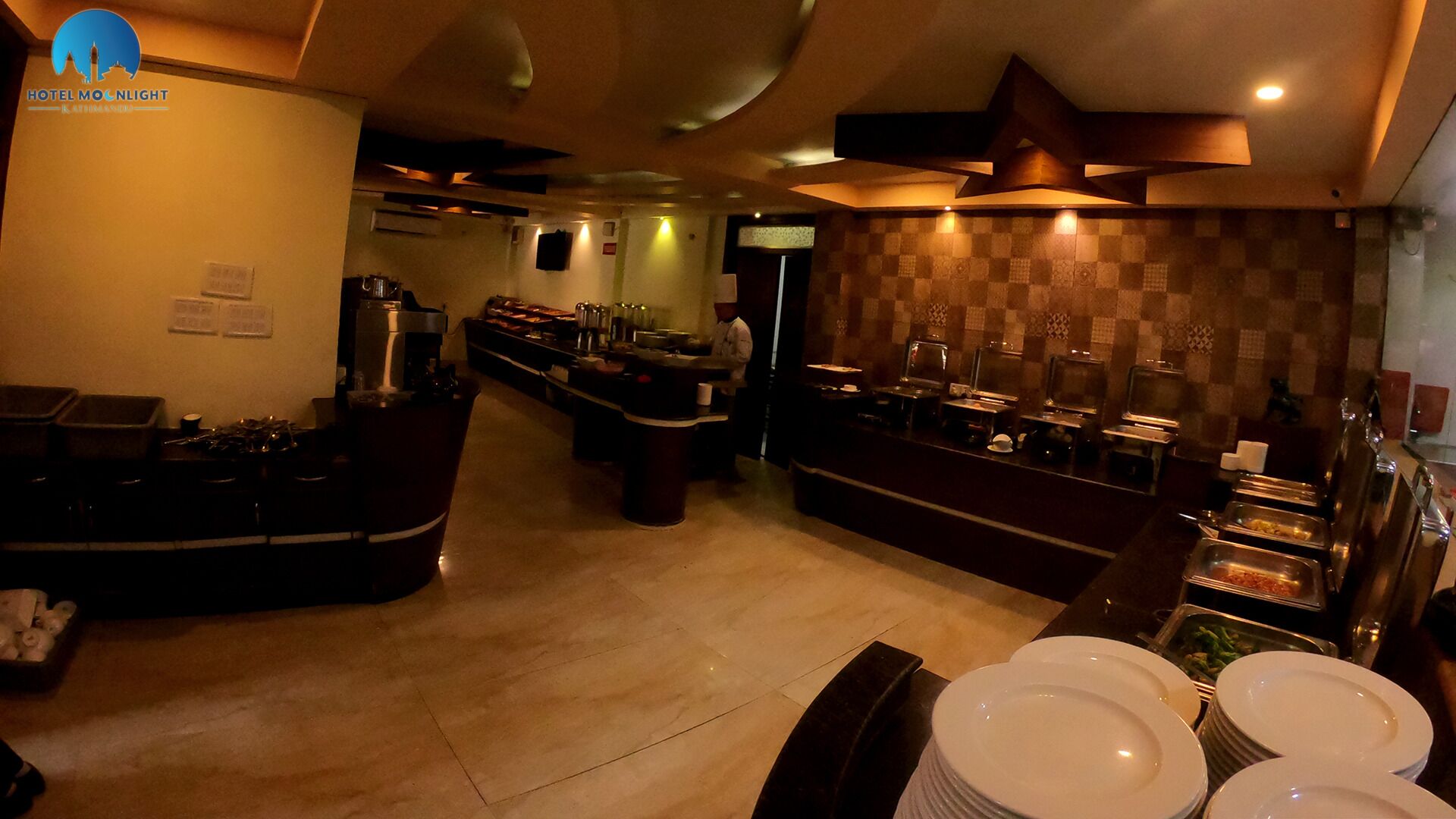 daily buffet breakfast (npr 1700 per person)