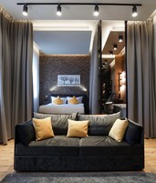 Suite, 1 Bedroom | Living area | 32-inch LCD TV with satellite channels, TV