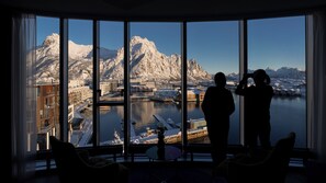 Blick von der Unterkunft