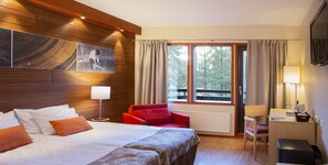 Superior-Zweibettzimmer, Sauna | Schreibtisch, kostenlose Babybetten, kostenloses WLAN, Bettwäsche