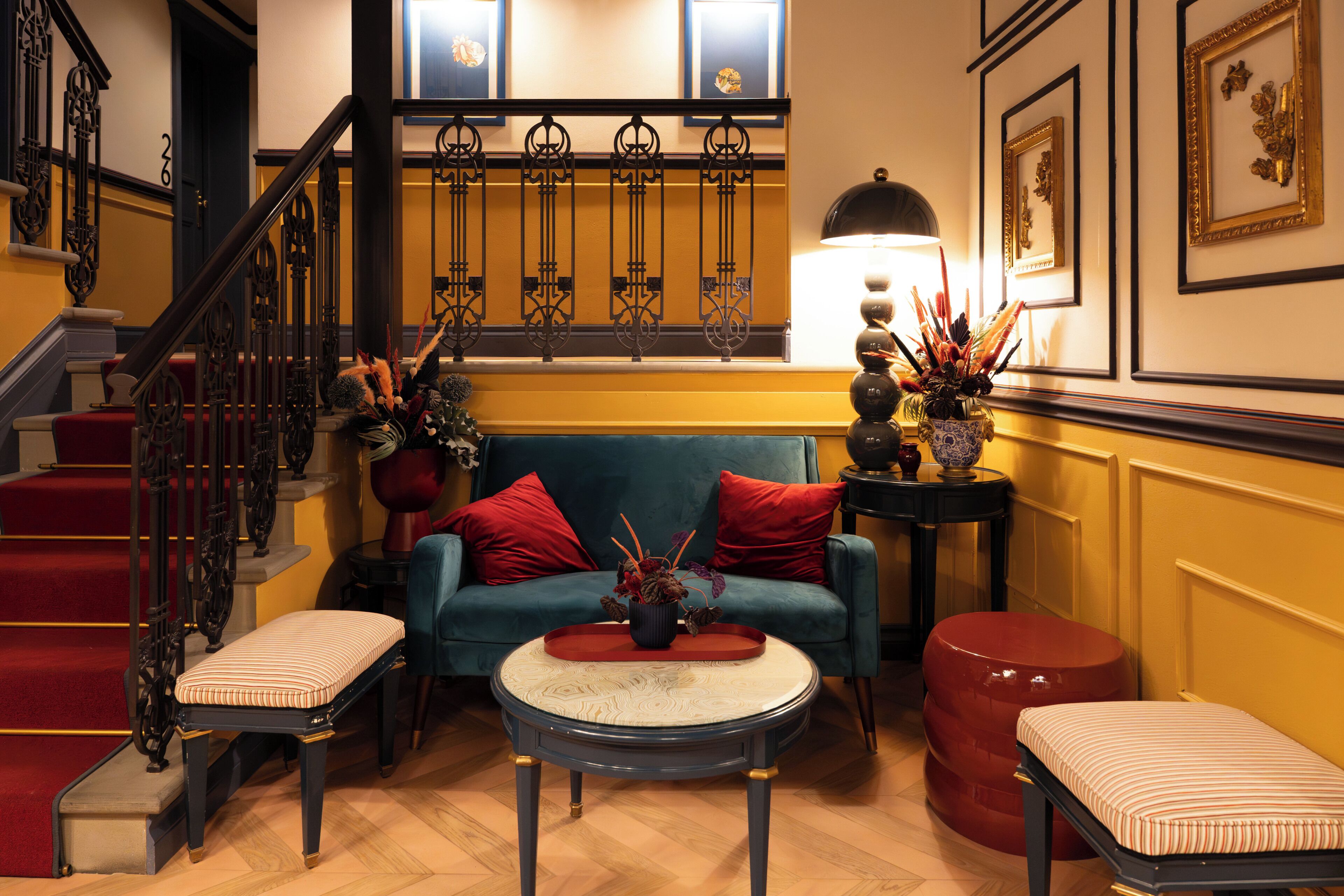 Sala de estar en el lobby