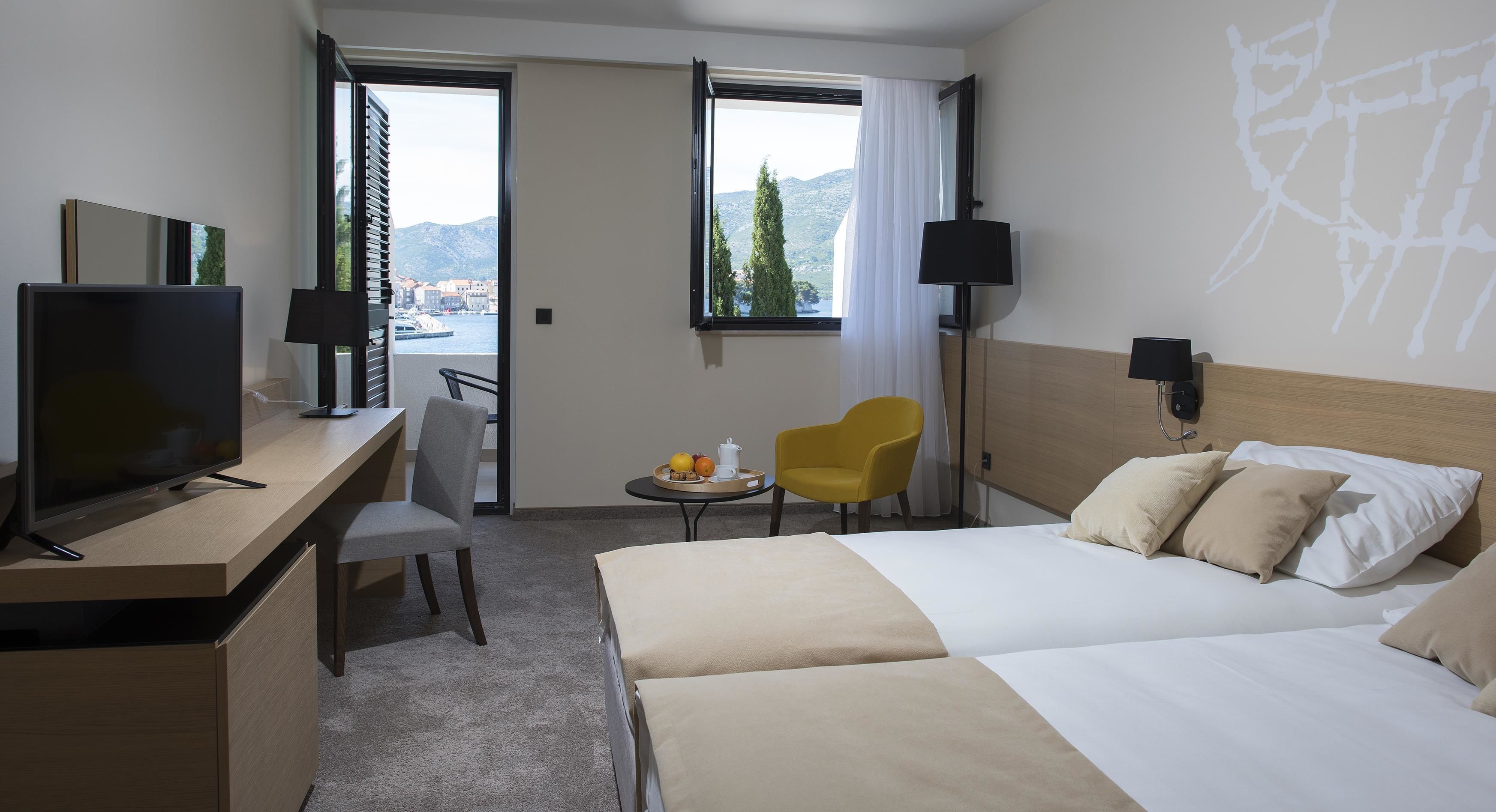 superior double room with seaside balcony | 1 bedroom, hypo-allergenic bedding, minibar, in-room safe