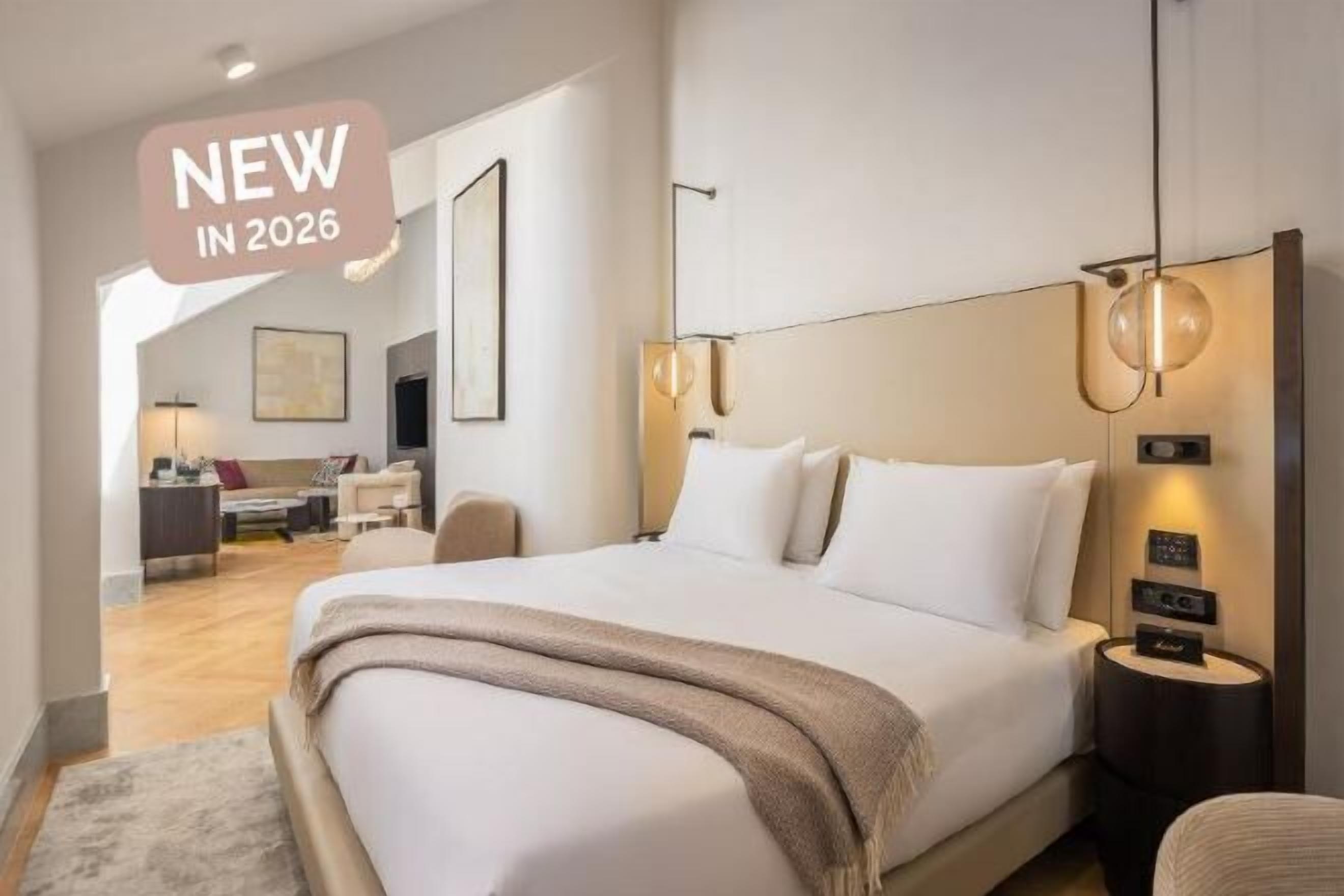 Roba de llit d'alta qualitat, minibar i caixa forta a l'habitació 