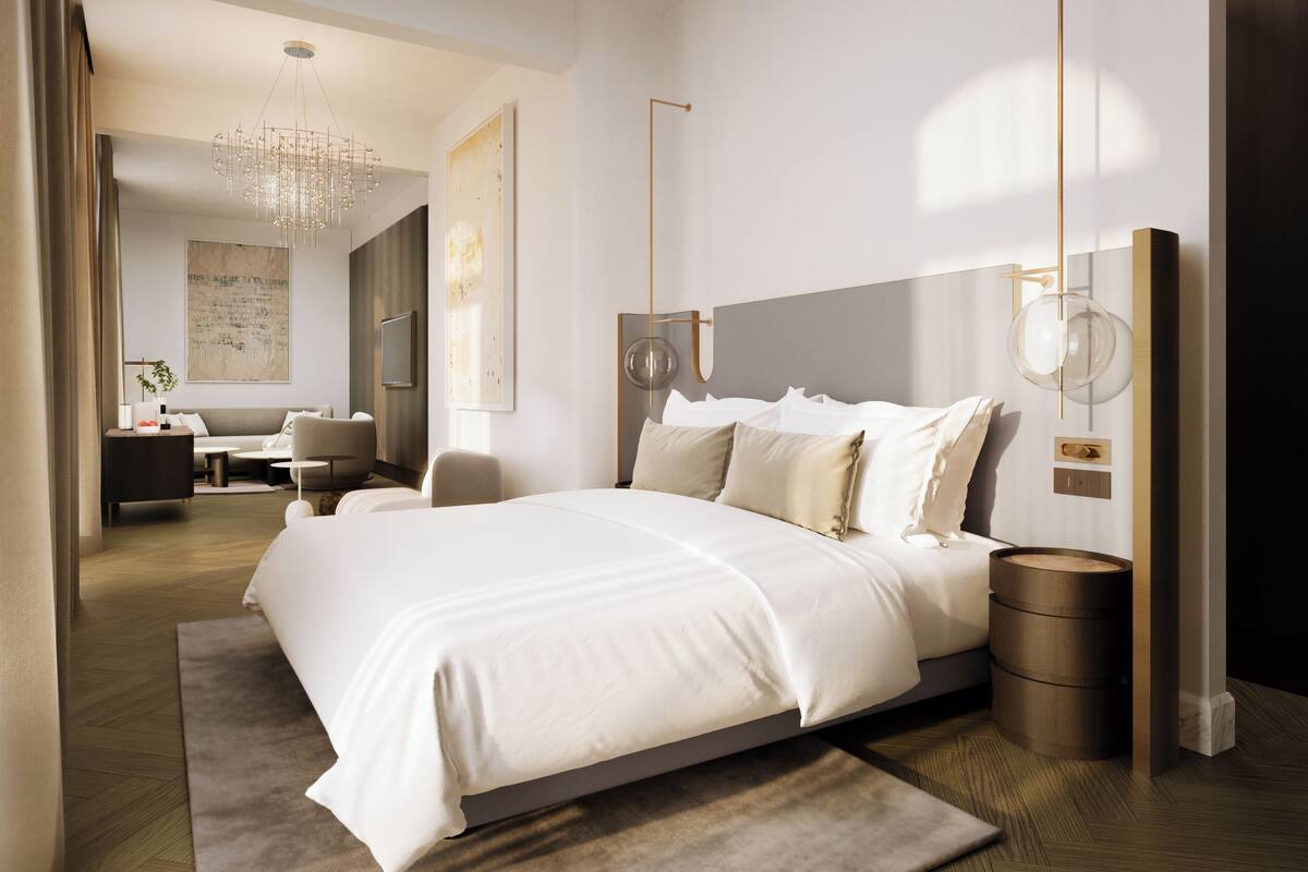 Premium bedding, minibar, in-room safe, laptop workspace