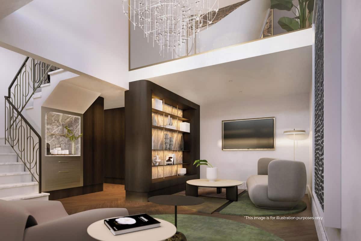 Delux duplex suite with sea view balcony | Living area