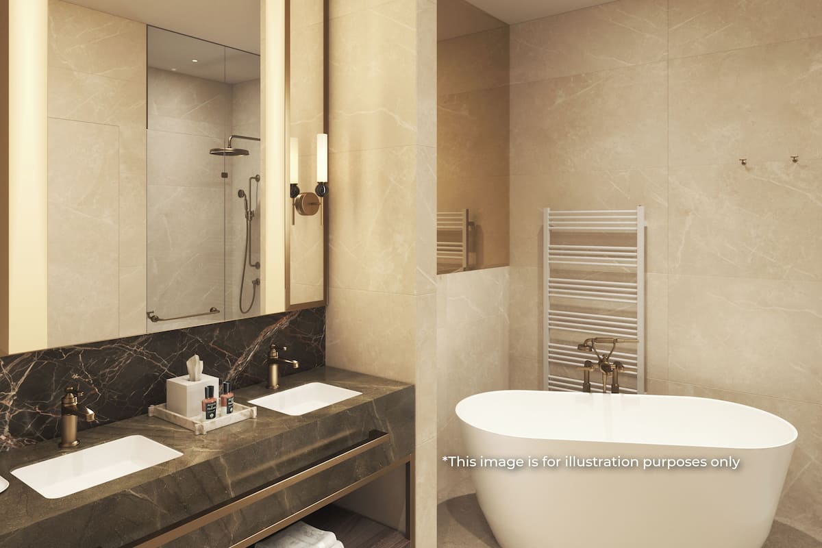 Bathroom | Shower, free toiletries, hair dryer, bathrobes
