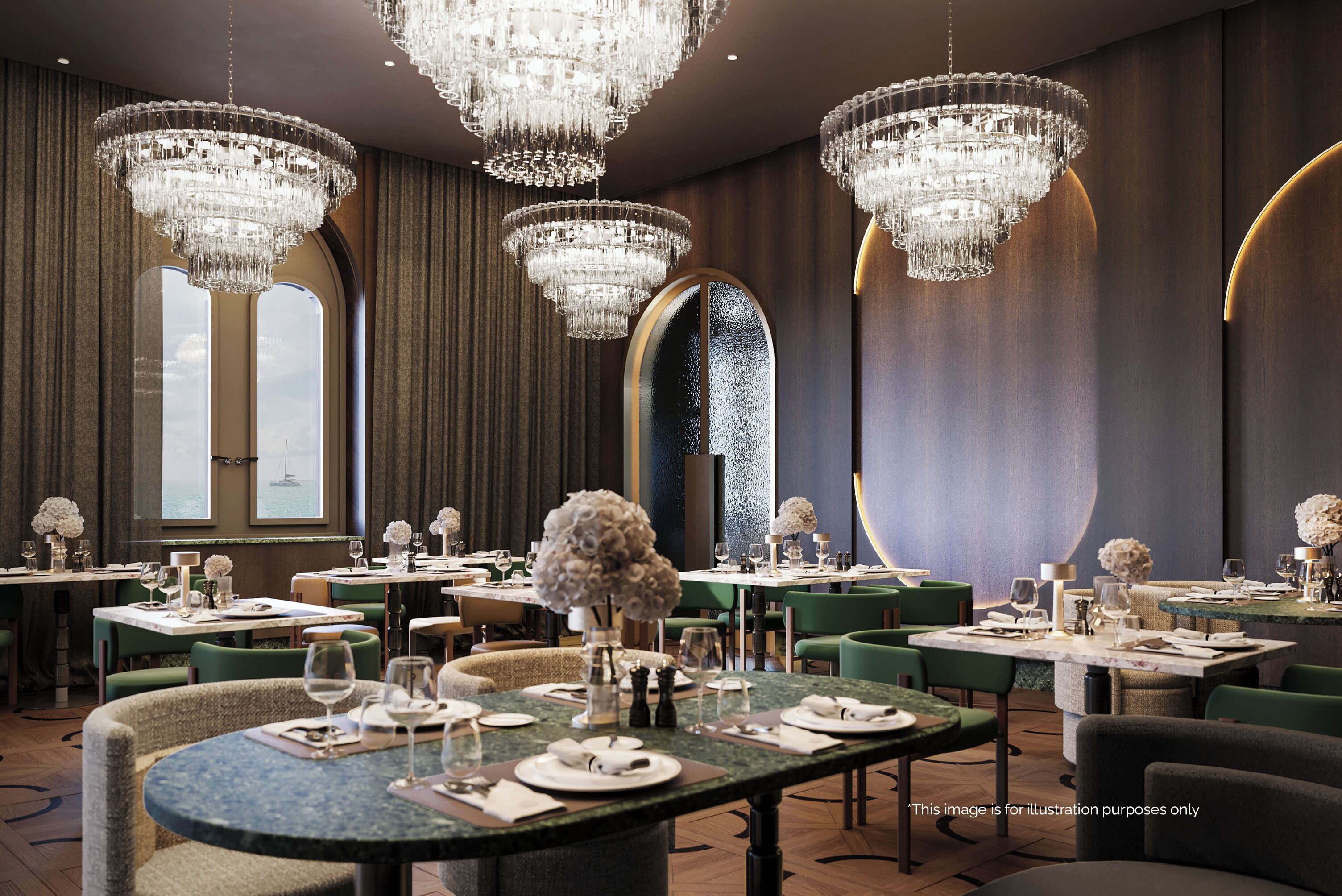 早餐，供應午餐和晚餐