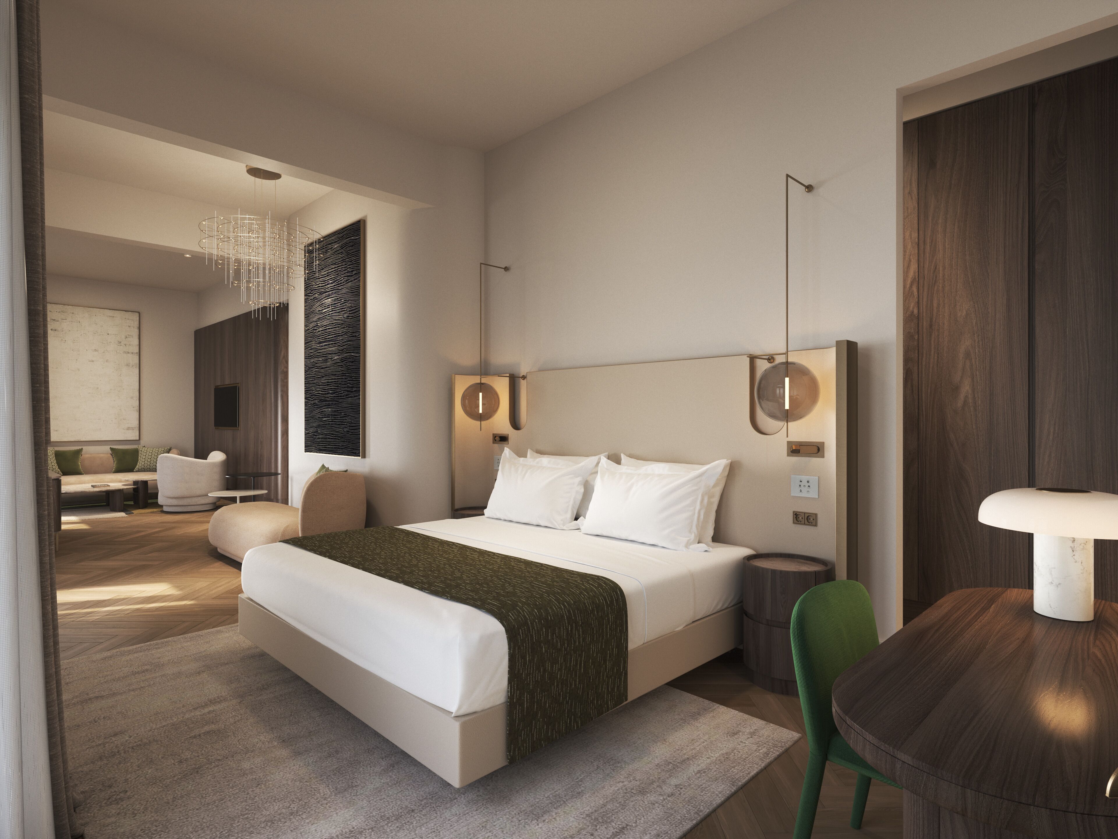 Suite superior | Ropa de cama de alta calidad y minibar 