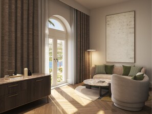 Luxury suite with sea view balcony