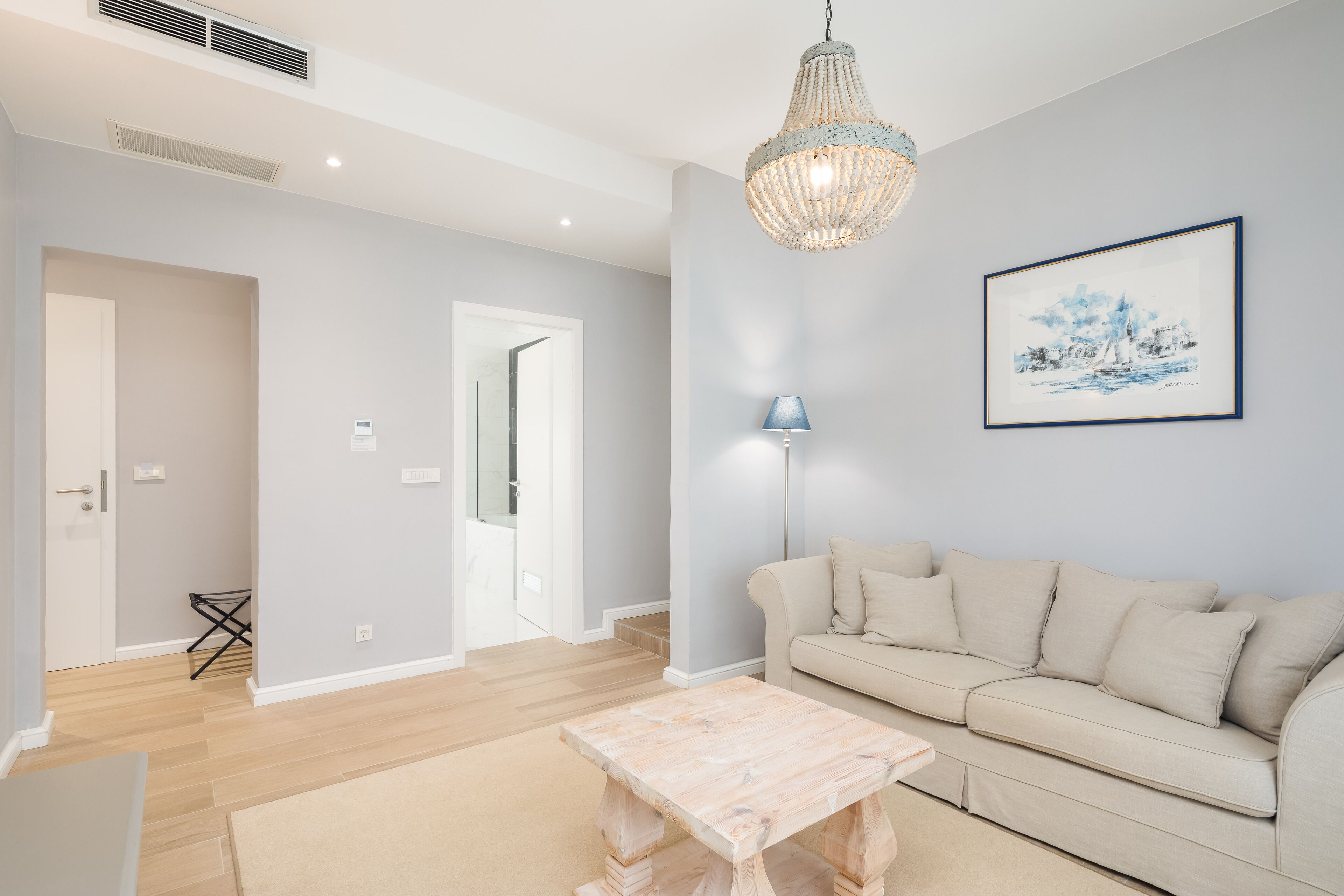 deluxe junior suite superior | living area | 56-inch led tv with satellite channels, tv