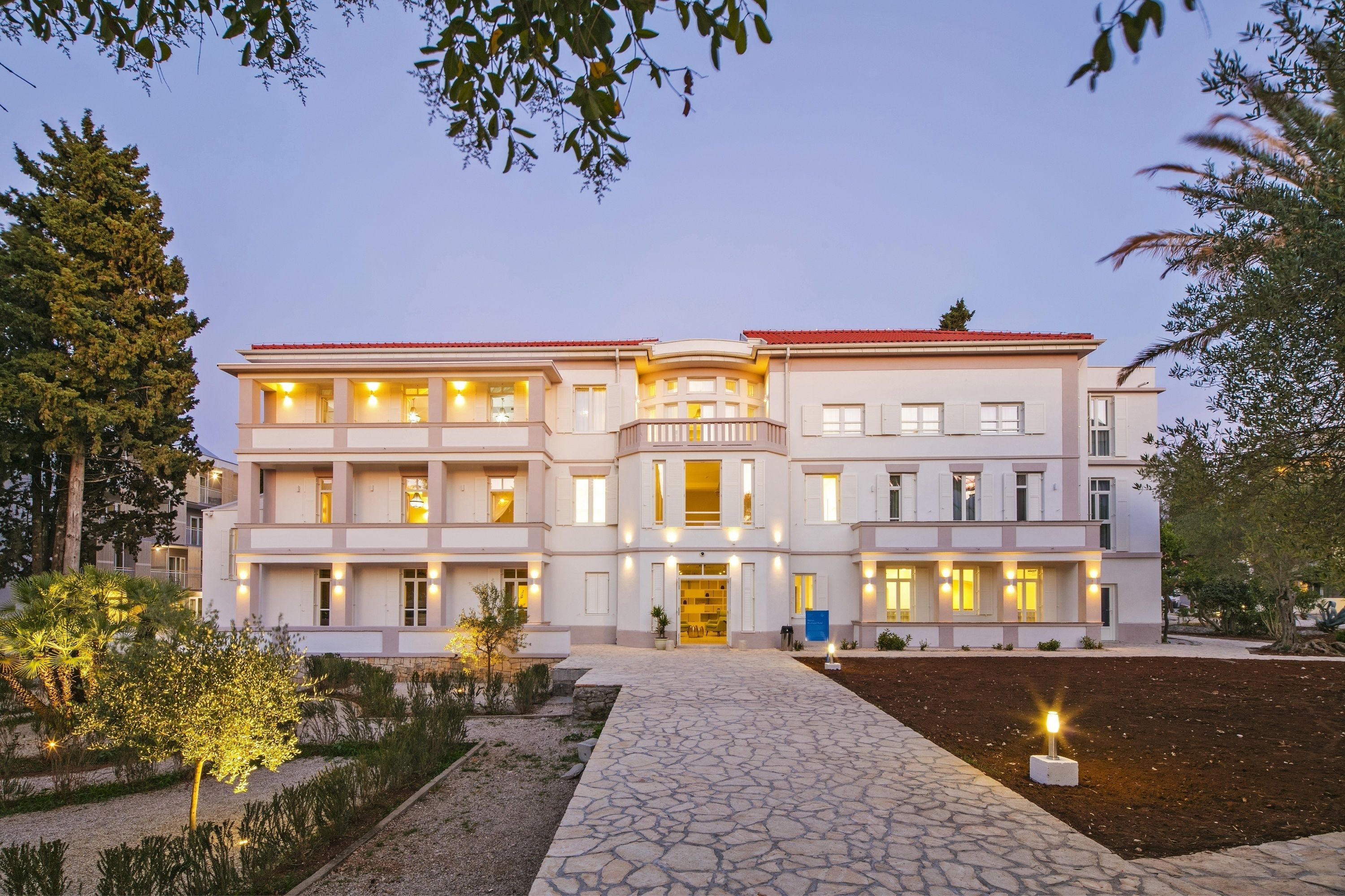 front of property – evening/night