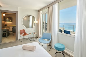 Suite, Terrace, Sea View | Living area | Flat-screen TV