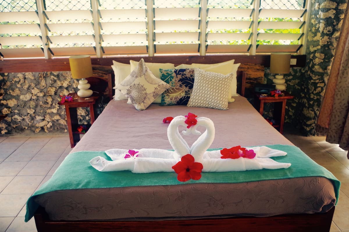 Studio, uitzicht op oceaan