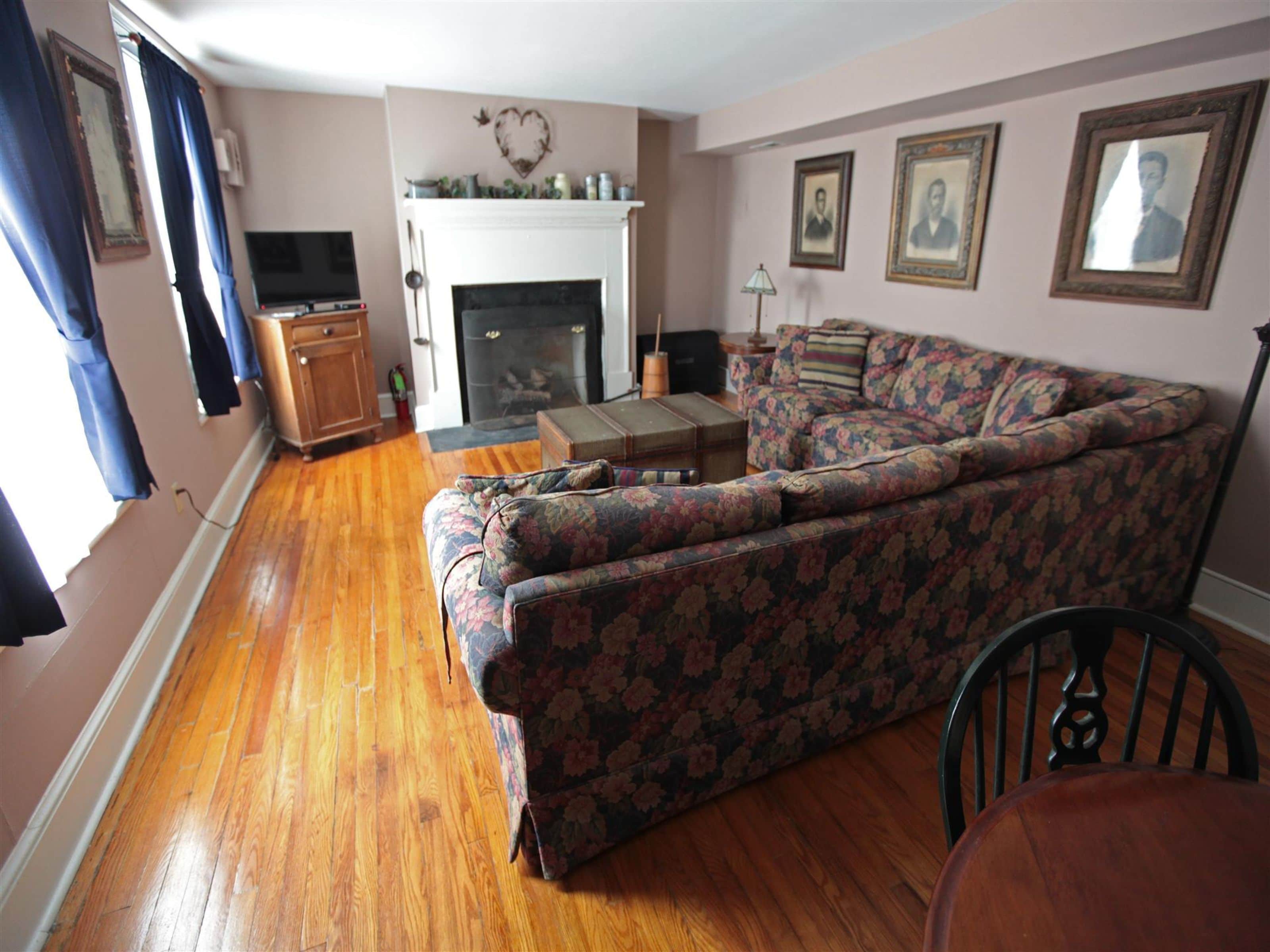 Individually decorated, individually furnished, iron/ironing board