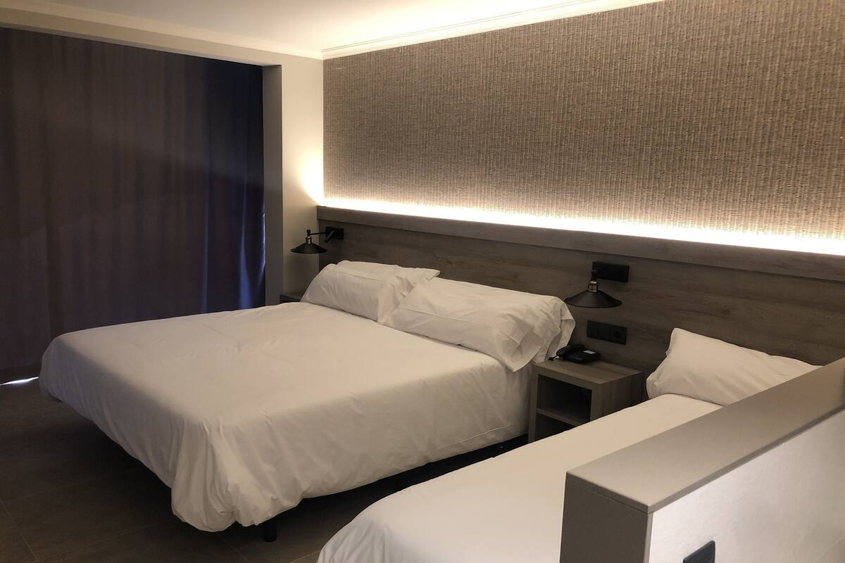 In-room safe, blackout drapes, WiFi (free), bed sheets