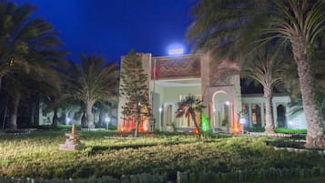 Front of property - evening/night
