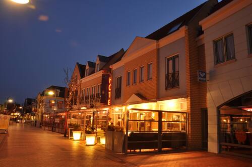 Front of property – evening/night