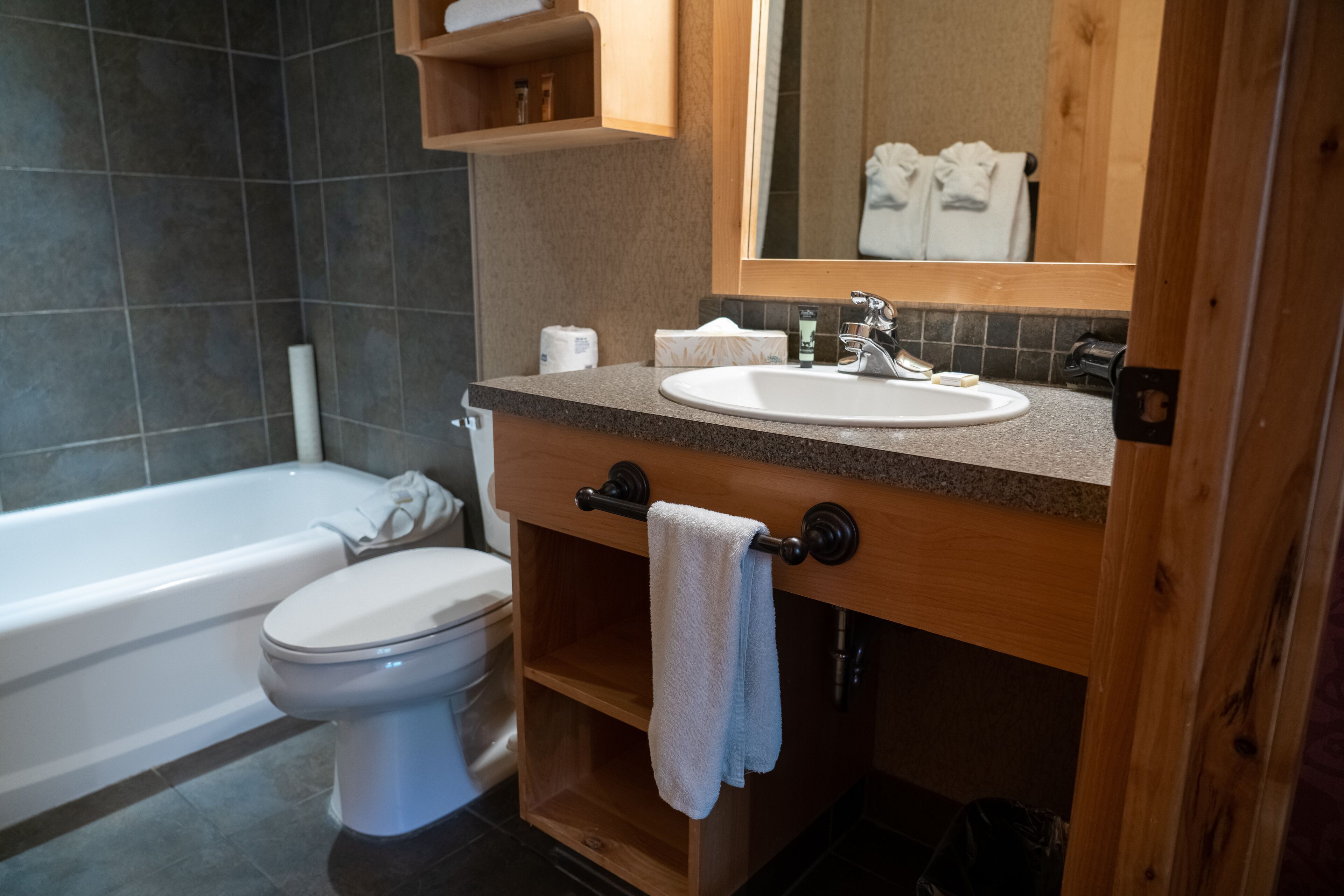 superior 1 bedroom suite - 2 double | bathroom | combined shower/bathtub, eco-friendly toiletries, hair dryer, towels