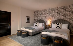 Room, 2 Queen Beds | Premium bedding, pillowtop beds, minibar, in-room safe