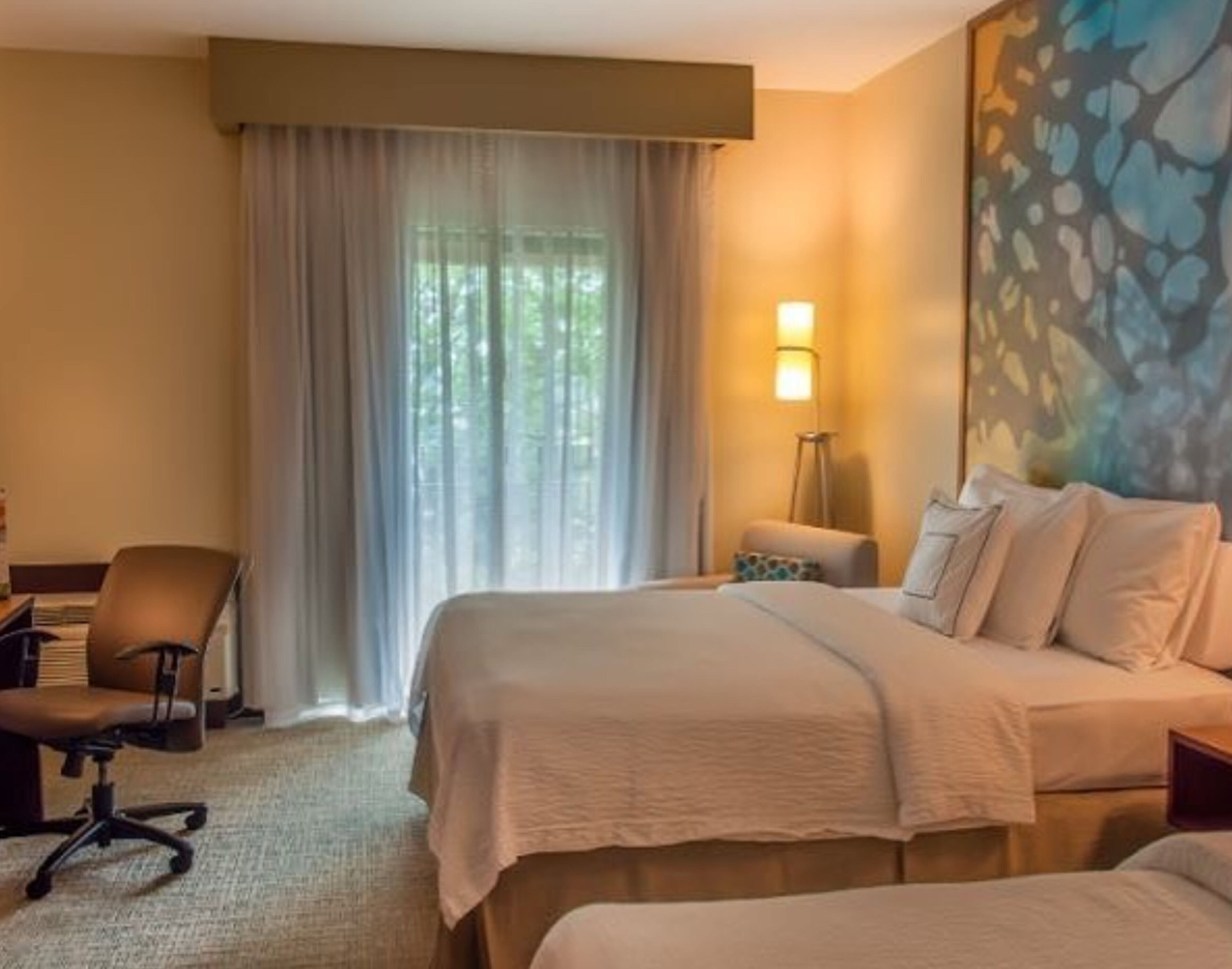 room, 2 queen beds, non smoking | egyptian cotton sheets, premium bedding, in-room safe, desk