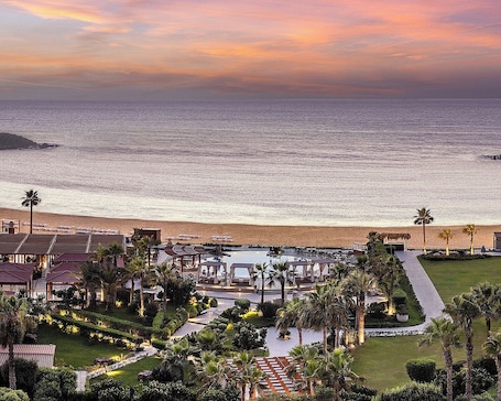 Outdoor banquet area