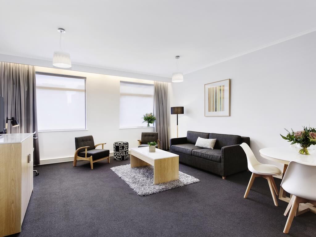 Suite, 1 Double Bed | In-room safe, desk, laptop workspace, blackout drapes