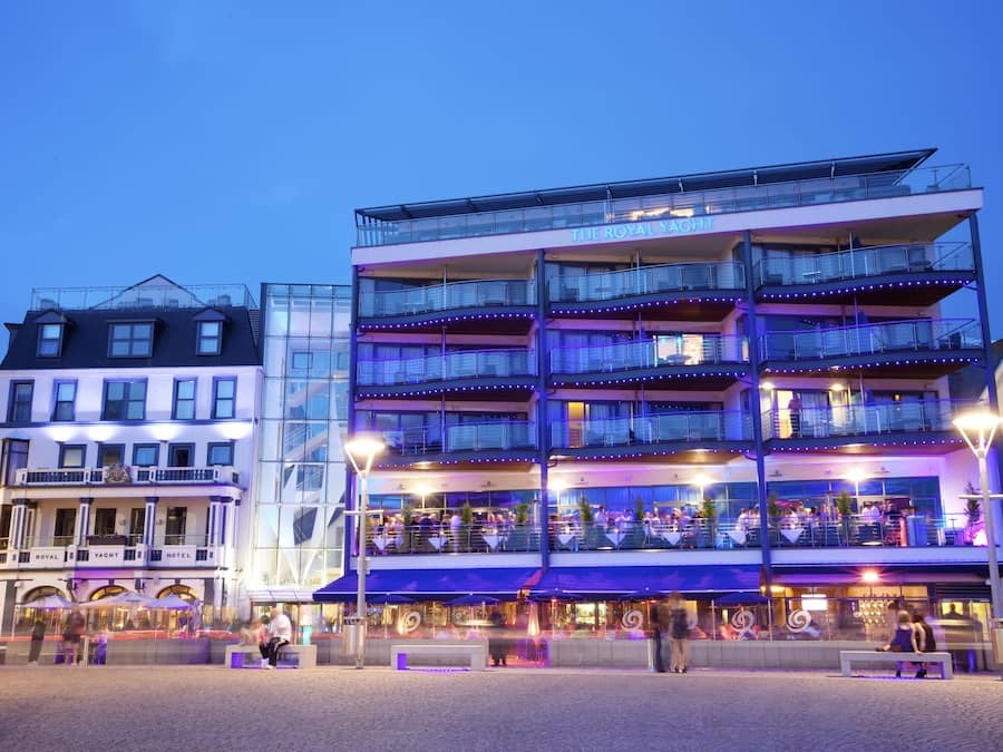 Front of property - evening/night