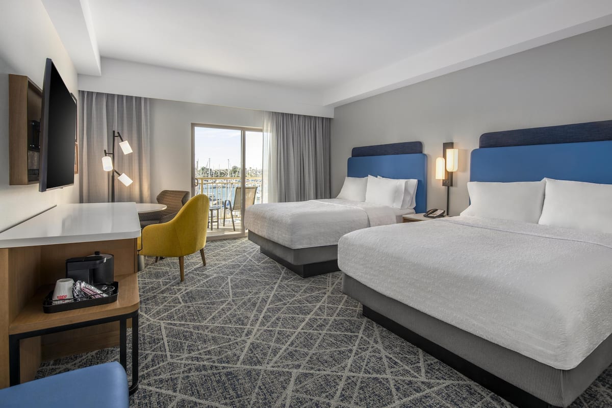 Chambre, 2 grands lits, non-fumeur, vue marina (Shower Only) | Vue de la chambre