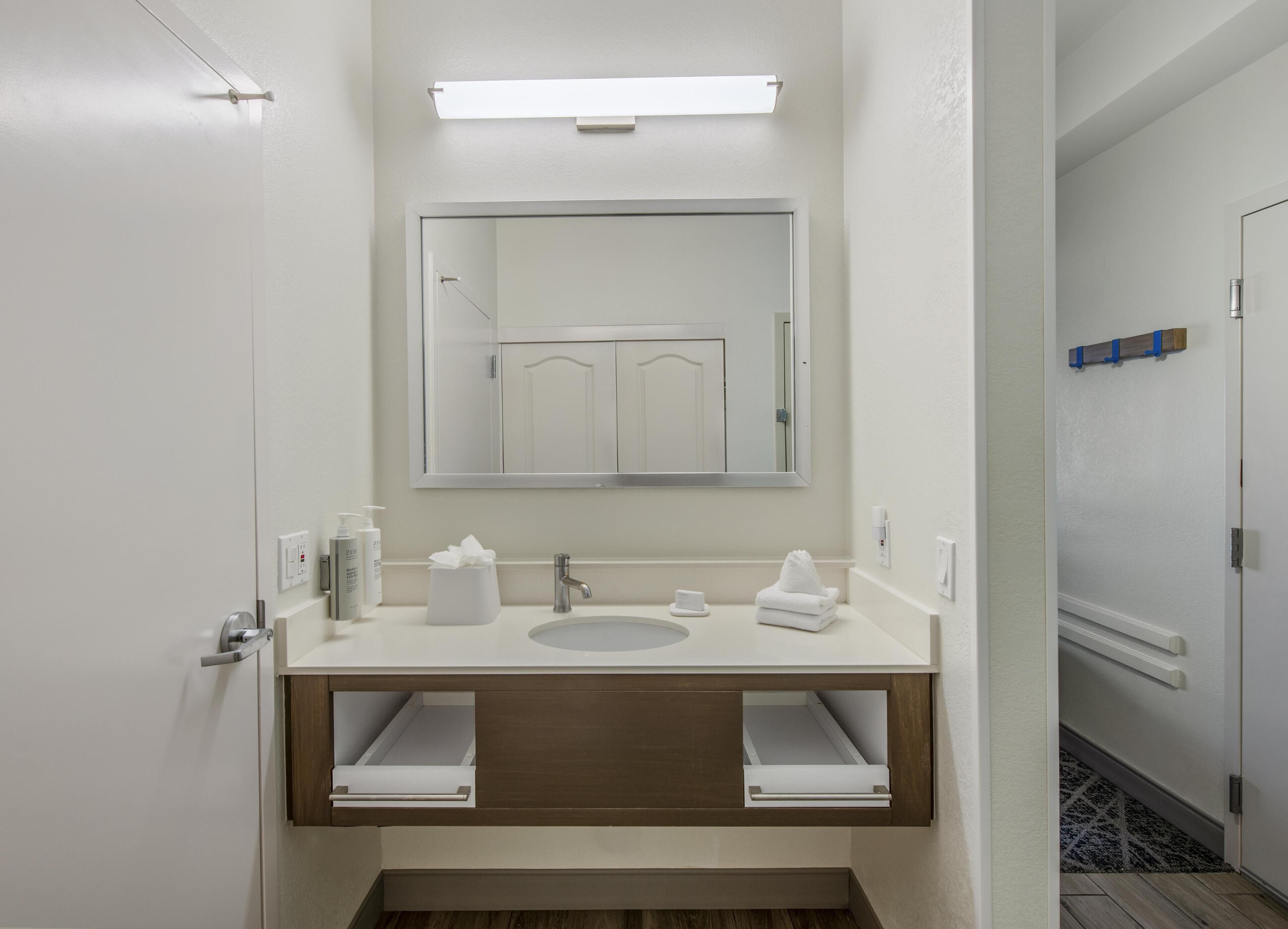 Free toiletries, hair dryer, towels