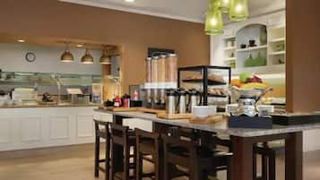 Daily cooked-to-order breakfast for a fee