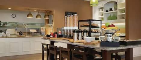 Daily cooked-to-order breakfast for a fee