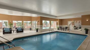 Indoor pool, seasonal outdoor pool
