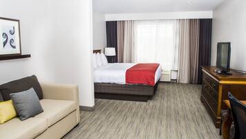 1 Schlafzimmer, Schreibtisch, laptopgeeigneter Arbeitsplatz