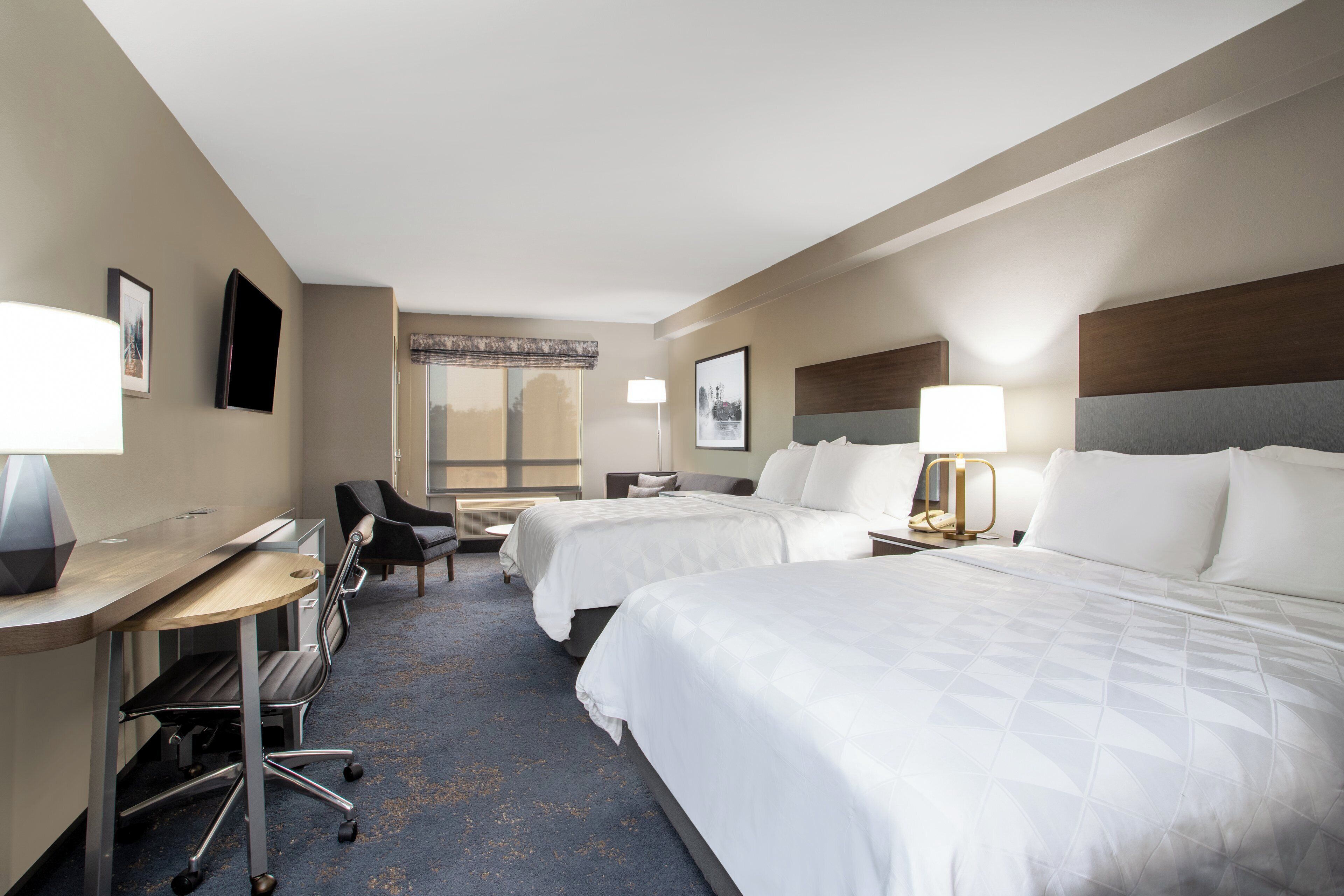Standard Room, Multiple Beds | Premium bedding, in-room safe, desk, iron/ironing board