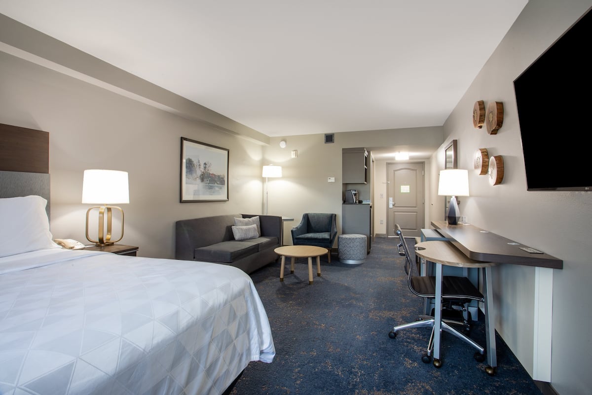 Premium bedding, in-room safe, desk, iron/ironing board
