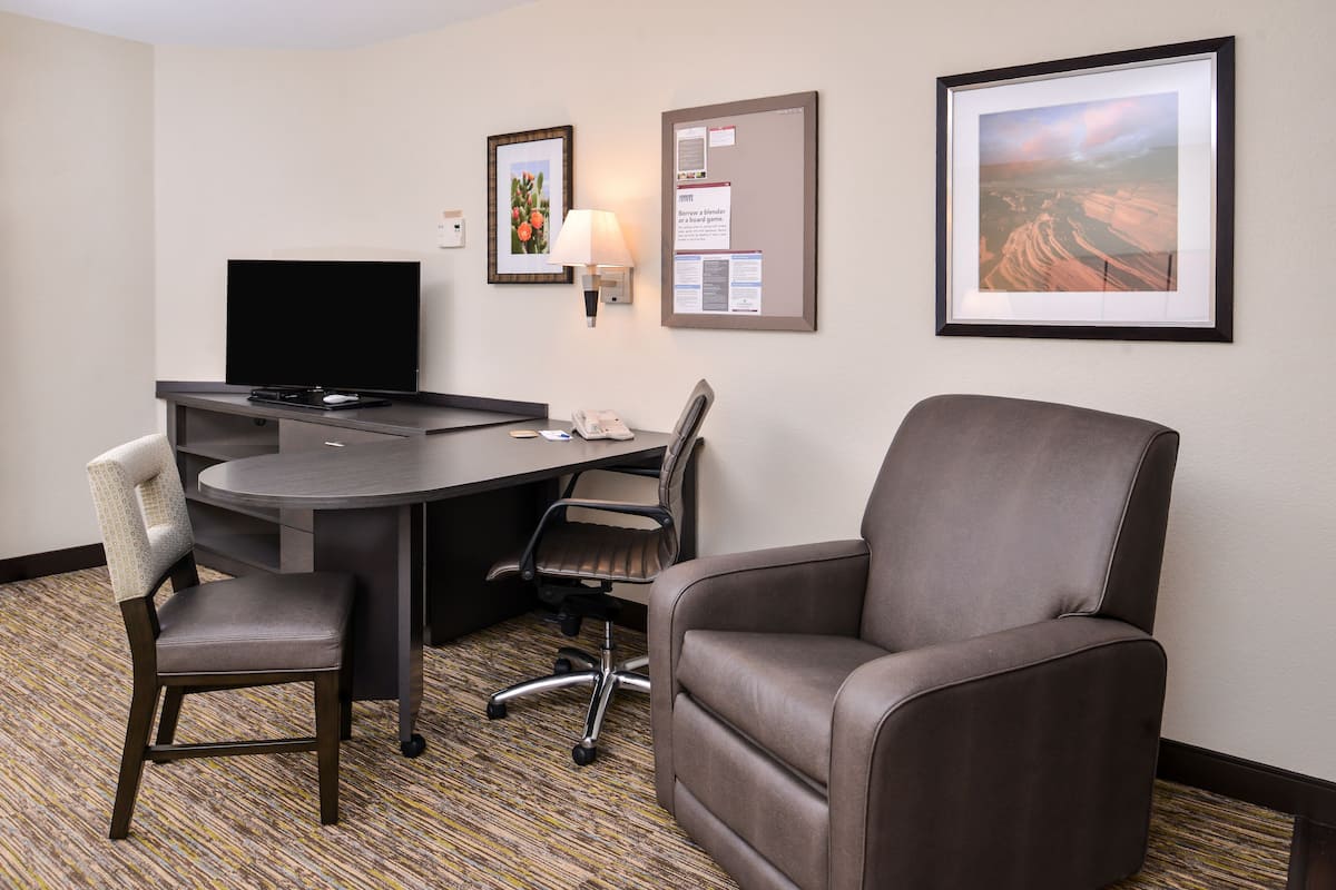 In-room safe, desk, blackout drapes, iron/ironing board