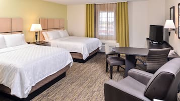 In-room safe, desk, blackout drapes, iron/ironing board