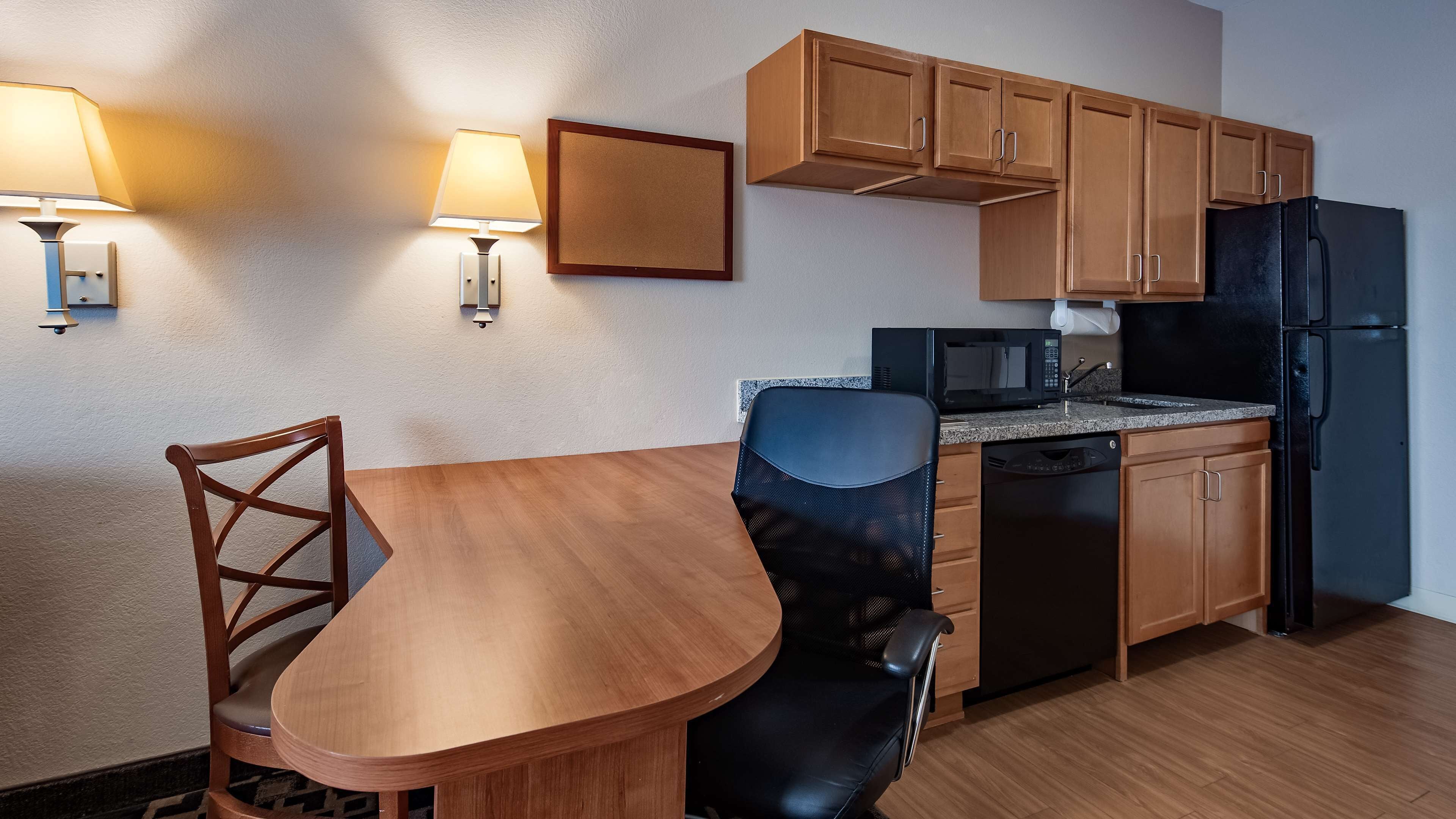 standard room, 2 queen beds, accessible, kitchenette | private kitchenette | full-sized fridge, microwave, stovetop, dishwasher