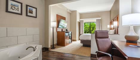 Premium bedding, individually furnished, desk, laptop workspace